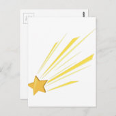 射撃、 発砲星 ポストカード (正面/裏面)