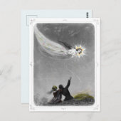 射撃、 発砲星 ポストカード (正面/裏面)