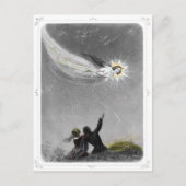 射撃、 発砲星 ポストカード (正面)