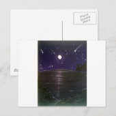 射撃、 発砲星 ポストカード (正面/裏面)