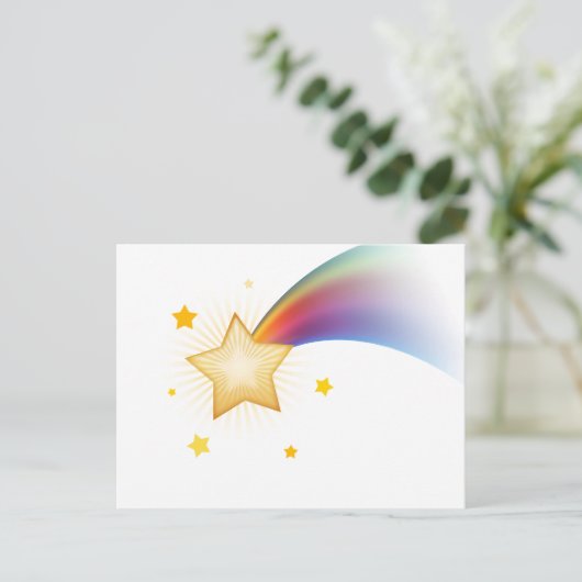 射撃、 発砲星 ポストカード (スタンド正面)