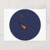 射撃、 発砲星 ポストカード (正面)