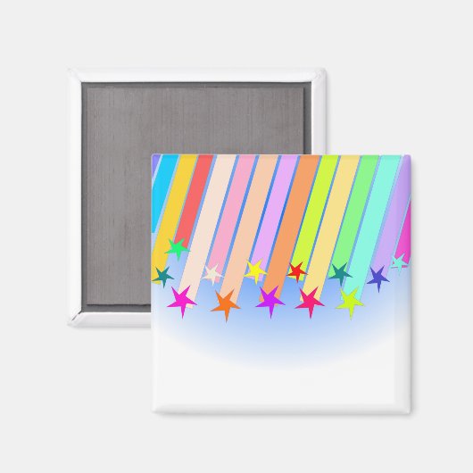 射撃、 発砲星 マグネット (正面/裏面)