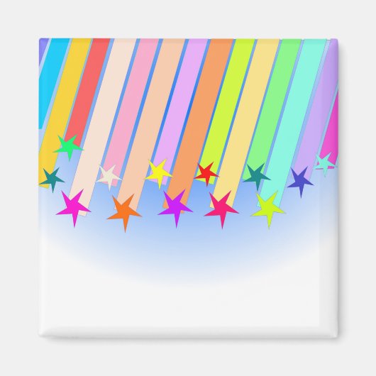 射撃、 発砲星 マグネット (正面)