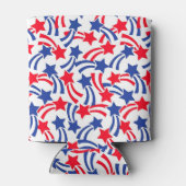 射撃、 発砲星 缶クーラー (裏面)