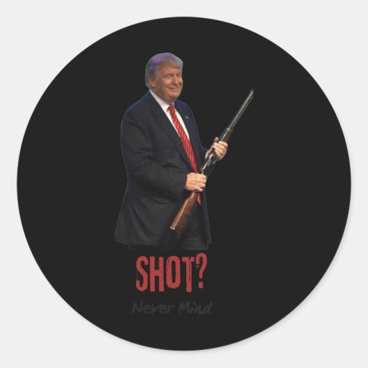 射撃、 発砲1 ラウンドシール (正面)