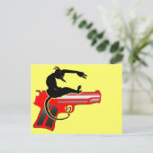 射撃、 発砲 ポストカード (スタンド正面)