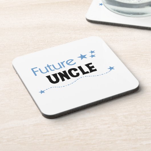 将来のおじさんギフト コースター (左側)