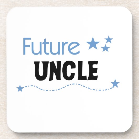 将来のおじさんギフト コースター (正面)