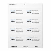 将来のおじさんギフト ラベル (フルシート)