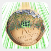 将来のお金 スクエアシール (正面)