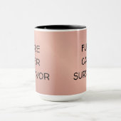 将来のがん生存者感じのより良いコーヒーマグ マグカップ (中央)