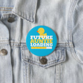 将来のアウンティをロード鴨の赤ちゃんシャワー 缶バッジ (インサイチュ)