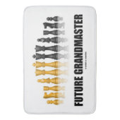 将来のグランドマスター反射型チェスセット バスマット (正面縦)