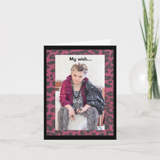 将来のグリーティングカードの休日の希望 カード (正面)