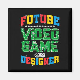 将来のゲームデザイナーTシャツ 男の子 女の子 子供 マグネット