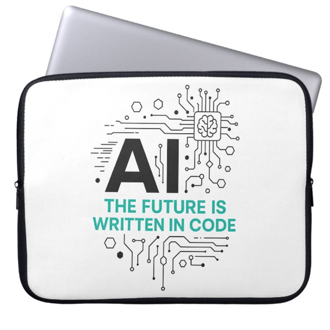 将来のコー書ドスリーブ | デジタルの運命 ラップトップスリーブ (正面)