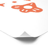 将来のソーシャルワーカーのレトロなフローラ美学 ポスター (コーナー)