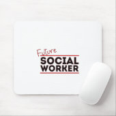 将来のソーシャルワーカー マウスパッド (マウス)