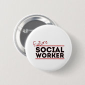 将来のソーシャルワーカー 缶バッジ (正面&裏面)