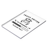 将来のトラック運転手 ノートブック (左側)