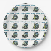 将来のトラック運転手 ペーパープレート (正面)