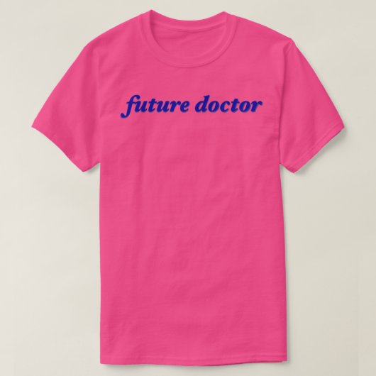 将来のドクターブルーデザイン Tシャツ (デザイン正面)