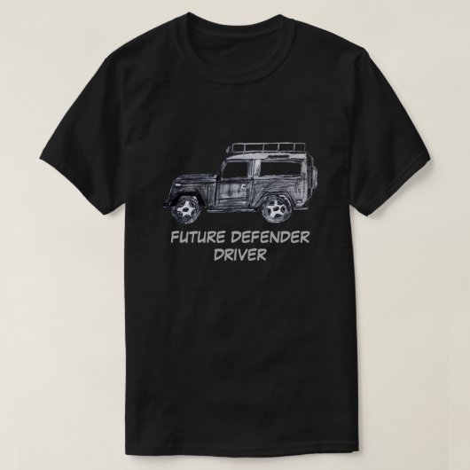 将来のドライバー Tシャツ (デザイン正面)