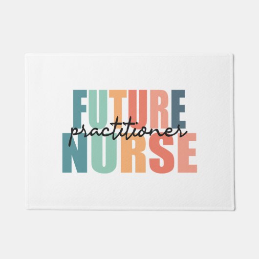 将来のナースプラクティショナー – NP ドアマット (正面)