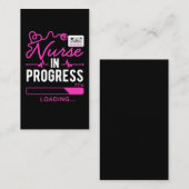 将来のナース搭載おもしろい看護 名刺 (正面/裏面)