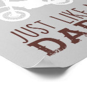 将来のバイクライダー 赤ちゃん男の子 ぬりえ ポスター (角)