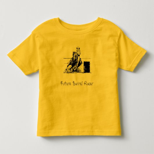 将来のバレルレーサー トドラーTシャツ (正面)