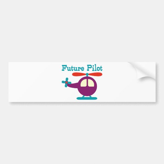 将来のパイロット バンパーステッカー (正面)