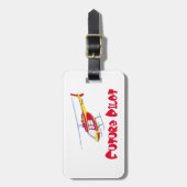 将来のパイロット ラゲッジタグ (正面縦)