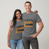 将来のビットコイン大富豪BTC暗号通貨ブロック Tシャツ (ユニセックス)