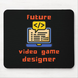 将来のビデオゲームデザイナープログラマーコーダー マウスパッド