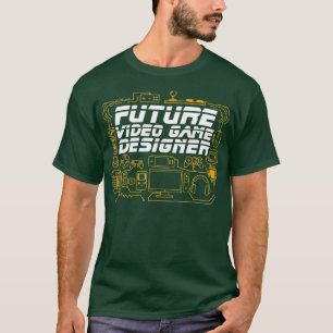 将来のビデオゲーム設計者のプログラマコーディングのギフト Tシャツ