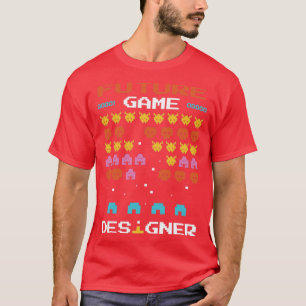 将来のビデオゲーム開発者アーケードデザイナー Tシャツ