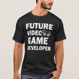 将来のビデオゲーム開発者ゲカッコいいーム Tシャツ