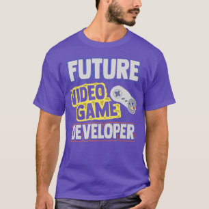 将来のビデオゲーム開発者デザイナープログラマー Tシャツ