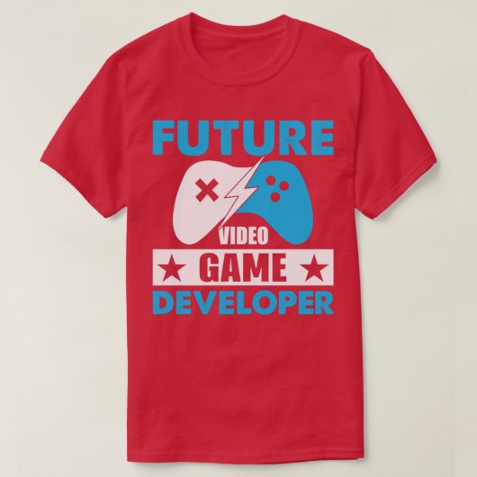 将来のビデオゲーム開発者 Tシャツ (デザイン正面)