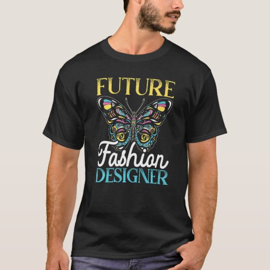 将来のファッションデザイナのファッション設計 Tシャツ (正面)