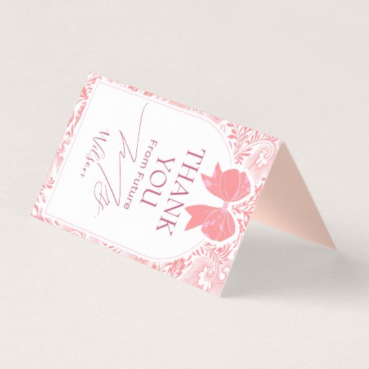 将来のミセスサンキューカード (正面)