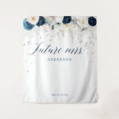 将来のミセスフローラブライダルシャワー背景 タペストリー (正面)