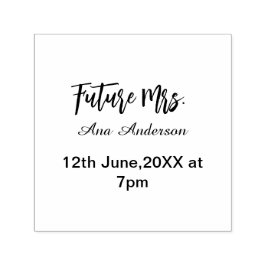 将来のミセス 姓 花嫁 未婚 紫 灰色 名前 ダ セルフインキングスタンプ