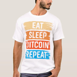将来のミリオネア ビットコイン ユーモア 仮想通貨 Tシャツ