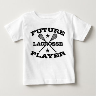 将来のラクロスプレーヤー ベビーTシャツ