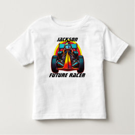 将来のレーサー トドラーTシャツ