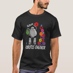 将来のロボットエンジニア テクニシャン ヴィンテージ ロボット Tシャツ