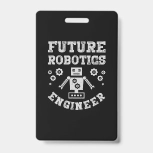 将来のロボットエンジニア 面白い ロボット工学 バッジ